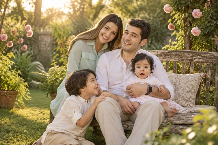 A Golden Hour Family Memory sample