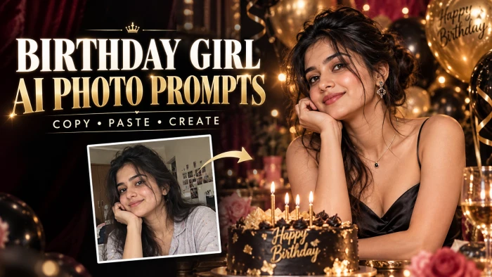 Birthday Prompt for Girl: Trending AI Photoshoot Ideas