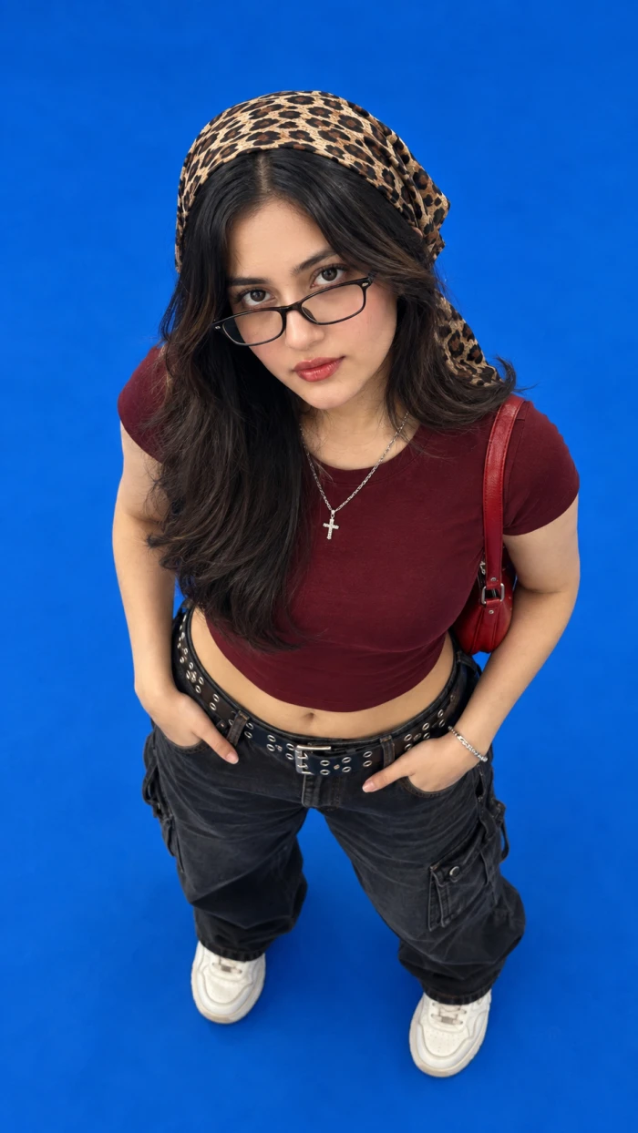 Bold Overhead Studio Look sample
