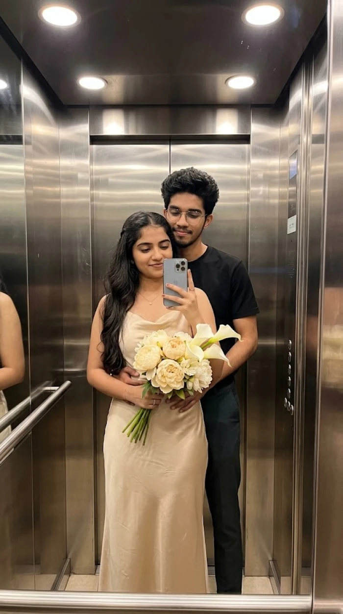 Bouquet Date Night Mirror Shot sample