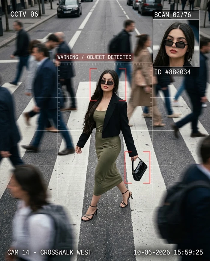 Caught on Street Cam Look sample