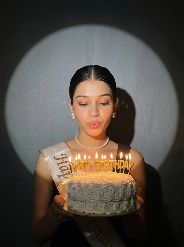 Cinematic Birthday Candle Portrait sample