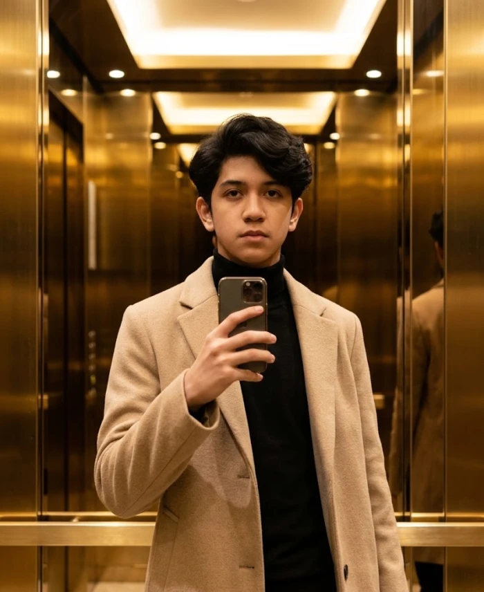 Golden Elevator Editorial sample