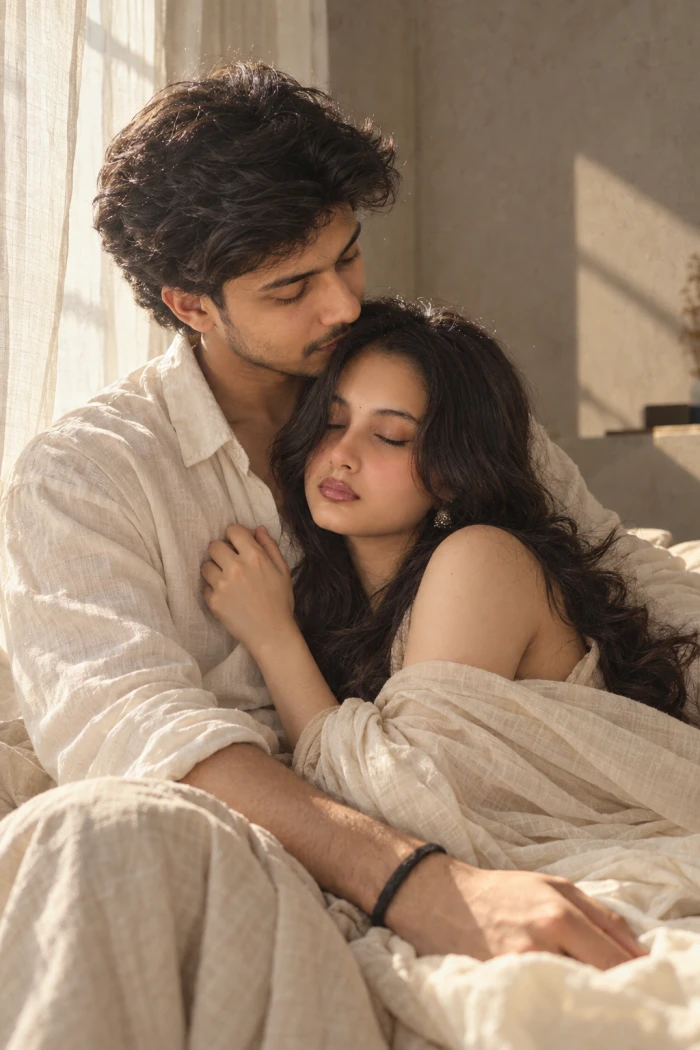 Intimate Fine-Art Couple Portrait sample