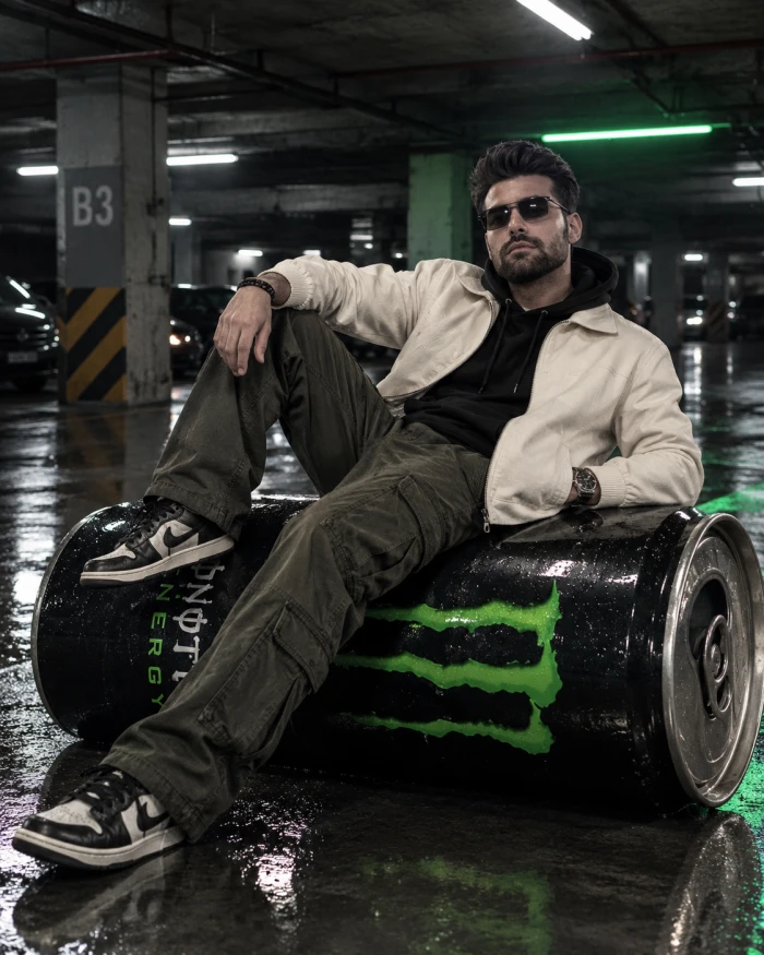 Midnight Energy Drink Aesthetic Look sample