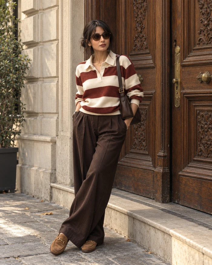 Old Money Street Style Portrait sample