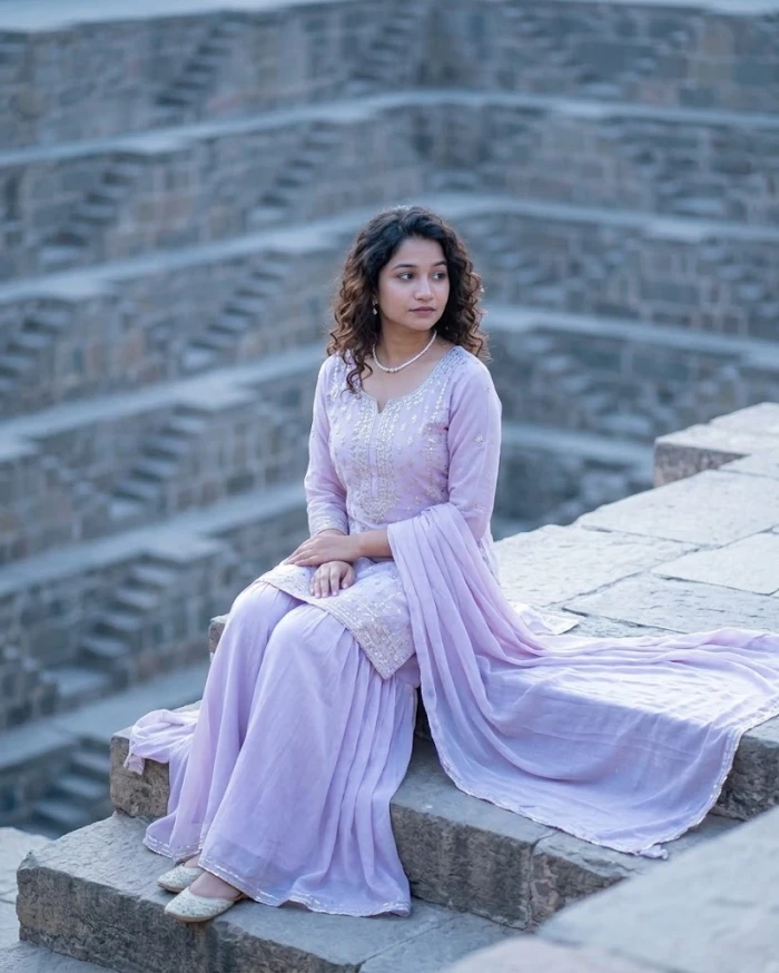Pastel Lavender Chand Baori Portrait sample