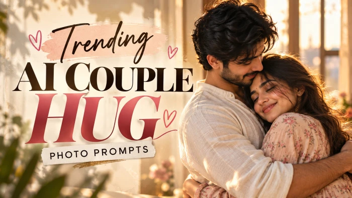 Couple Hug AI photo prompts