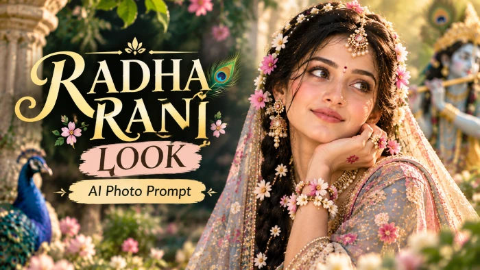 Radha Rani Look – AI Photo Editing Prompts