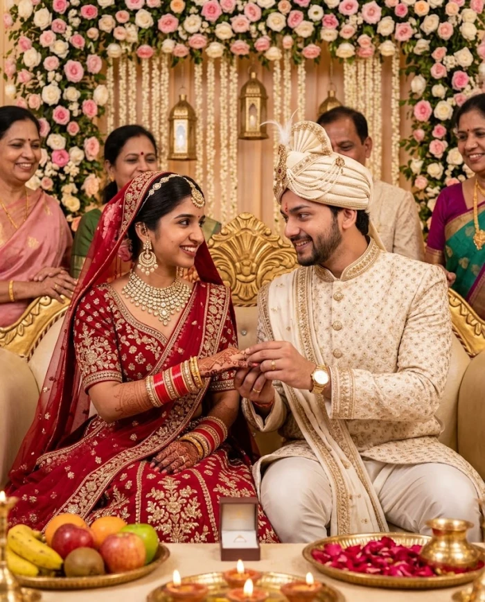 Romantic Ring Ceremony Wedding Editorial