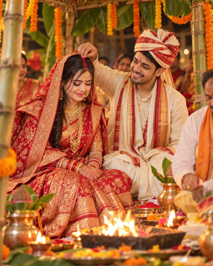 Sacred Sindoor Daan Ritual Capture