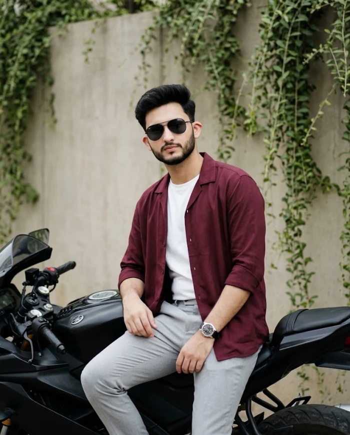 Street Style Sports Bike Editorial sample