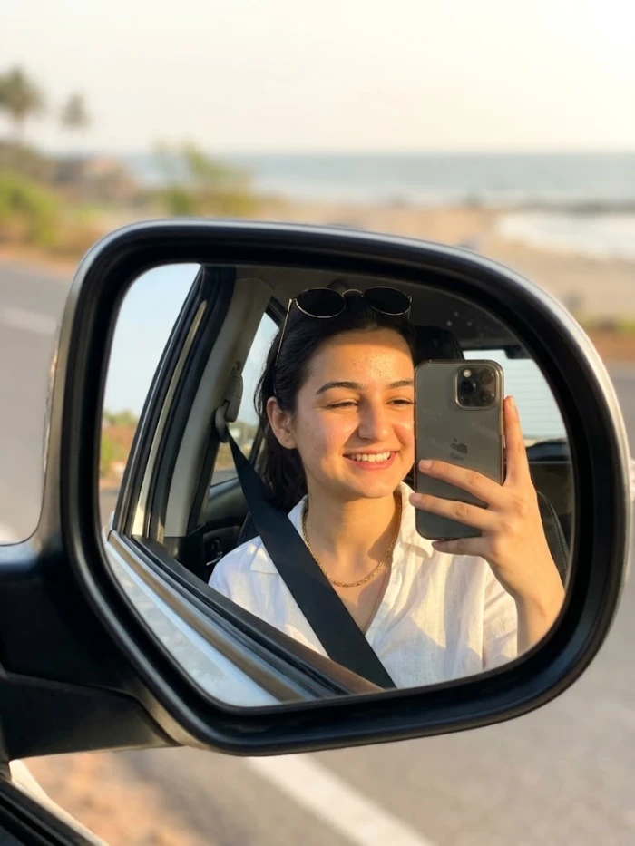 Sun-Kissed Road Trip Lifestyle Portrait sample