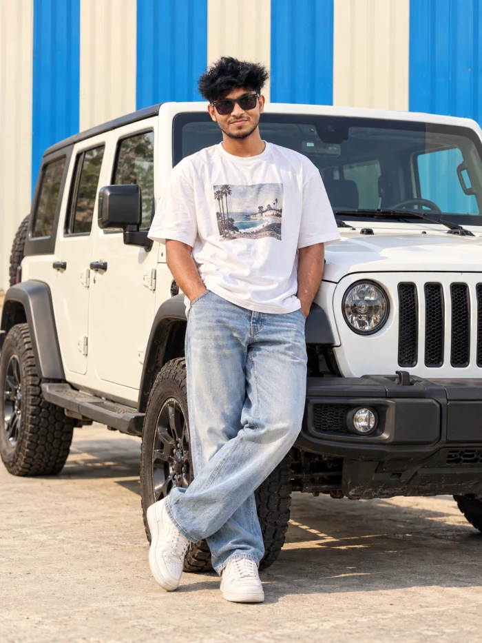 Sunlit Off-Road SUV Lifestyle Shot sample