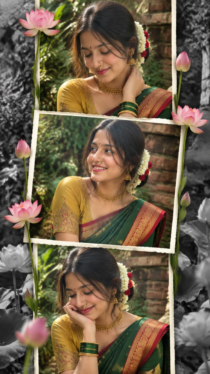 The Timeless Nauvari Saree Portrait sample